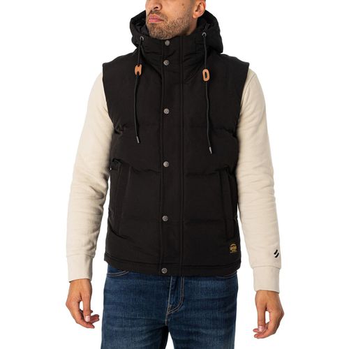 Giacca Sportiva Gilet imbottito con cappuccio Everest - Superdry - Modalova