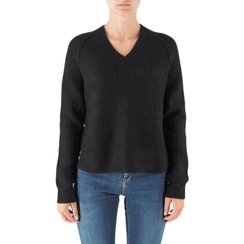 Maglione Maglia In Misto Lana Black - Replay - Modalova