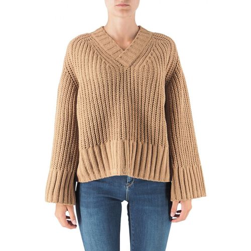 Maglione Maglia Cropped In Ciniglia Desert - Replay - Modalova