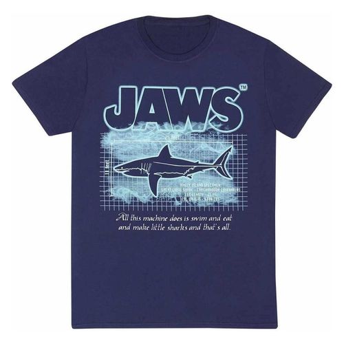 T-shirts a maniche lunghe Great White Info - Jaws - Modalova