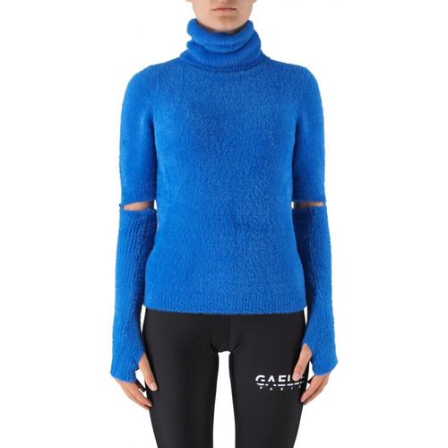 Maglione Pull Dolcevita In Maglia Manica Corta Con Guanti Bluette - GaËlle Paris - Modalova