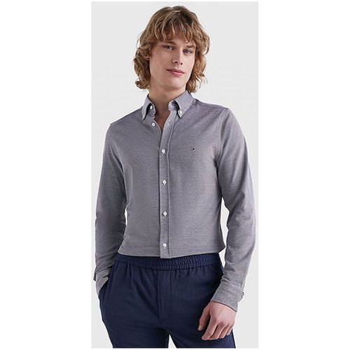 Camicia a maniche lunghe MW0MW30675DCC-DCC CARBON NAVY - Tommy hilfiger - Modalova