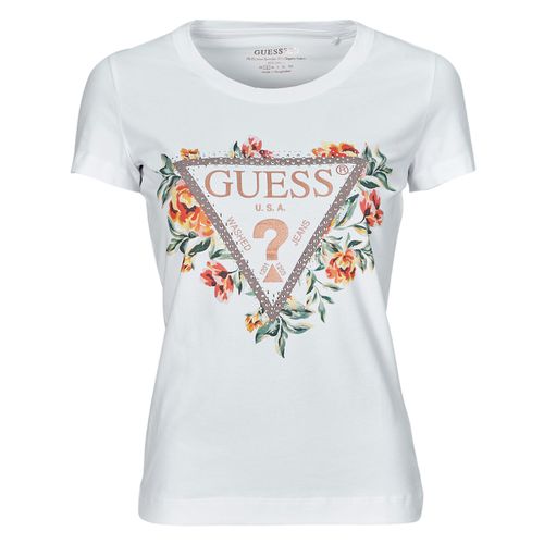 T-shirt Guess TRIANGLE FLOWERS - Guess - Modalova