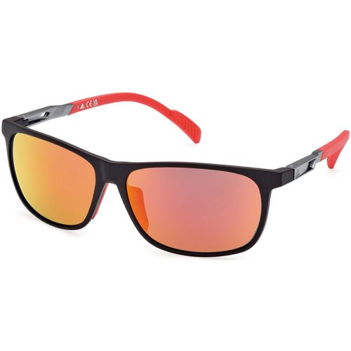 Occhiali da sole SP0061 Occhiali da sole, Nero-opaco/Roviex, 62 mm - Adidas - Modalova