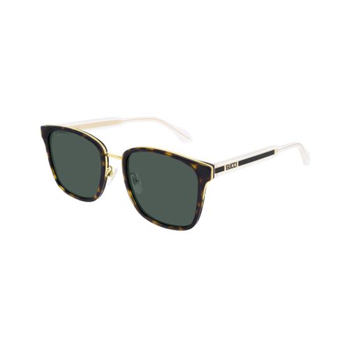 Occhiali da sole GG0563SKN Occhiali da sole, Havana/Verde, 55 mm - Gucci - Modalova