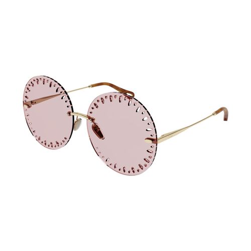 Occhiali da sole Chloe CH0110S Occhiali da sole, /Rosa, 63 mm - Chloé - Modalova