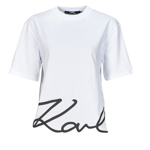 T-shirt karl signature hem t-shirt - Karl Lagerfeld - Modalova
