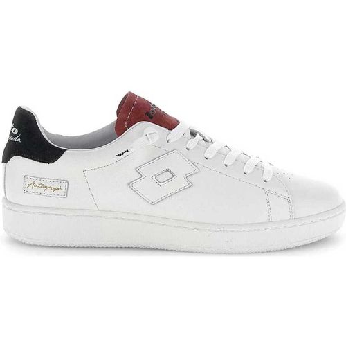 Sneakers AUTOGRAPH SUEDE WHITE ALL BLACK DRIED TOMATO - Lotto - Modalova