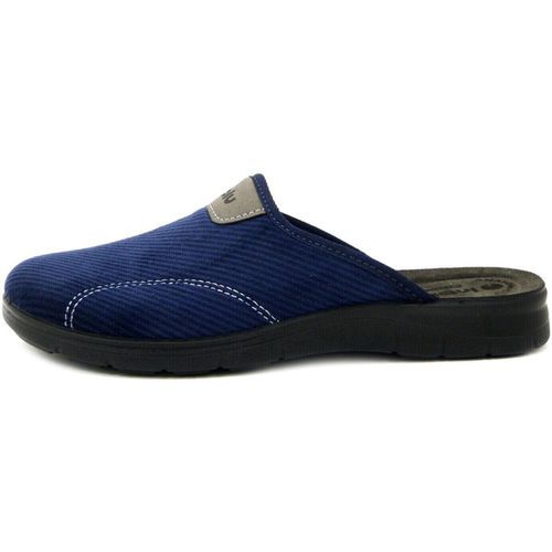 Pantofole Pantofole Uomo in Tessuto, Sottopiede Pelle-BG51 - Inblu - Modalova