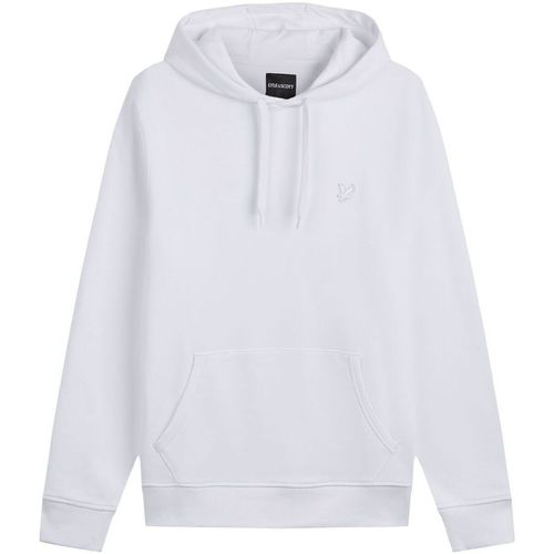 Felpa ML416TON TONAL PULLOVER HOODIE-626 WHITE - Lyle & Scott - Modalova