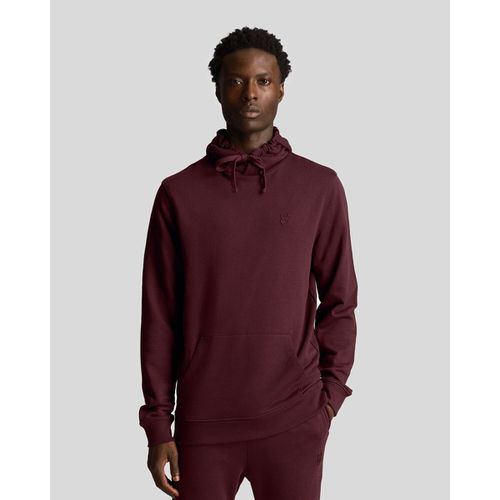 Felpa ML416TON TONAL PULLOVER HOODIE-S56. BURGUNDY - Lyle & Scott - Modalova