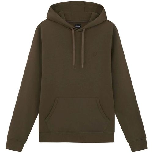 Felpa ML416TON TONAL PULLOVER HOODIE-W485 OLIVE - Lyle & Scott - Modalova