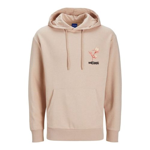 Felpa 12256165 JORGAMES SWEAT HOOD-RUGBT TAN - Jack & jones - Modalova