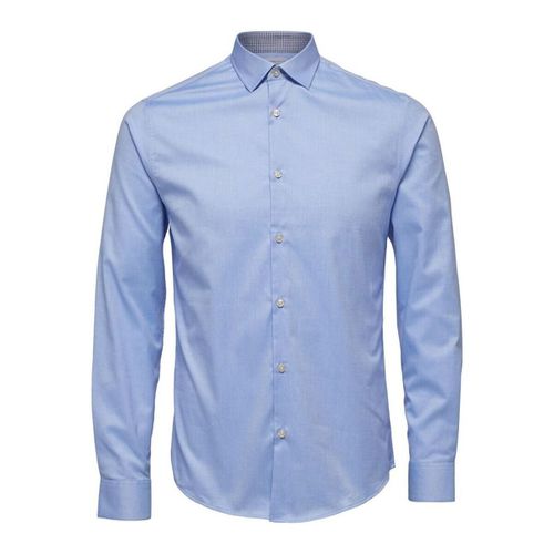 Camicia a maniche lunghe 16058640 NEW MARK-LIGHT BLUE - Selected - Modalova