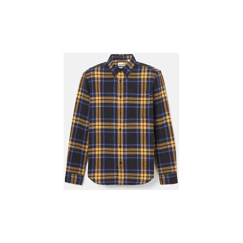 Camicia a maniche lunghe TB0A6GKH HEAVY FLANNEL PLAID-B23 BLACK - Timberland - Modalova