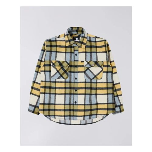 Camicia a maniche lunghe I032578-1WQ JOWEN OVERSHIRT-67 YELLOW/BLUE/BLACK - Edwin - Modalova