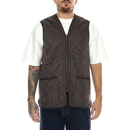 Giacche M' Polarquilt Waistcoat Zip iner Dark Brown - Barbour - Modalova