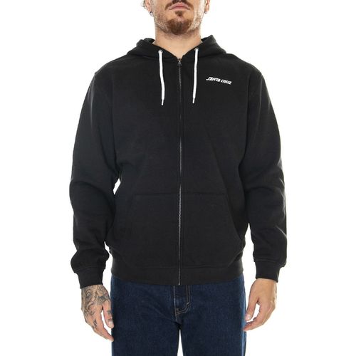 Felpa M' creaming Flash Zip Hood Black - Santa cruz - Modalova