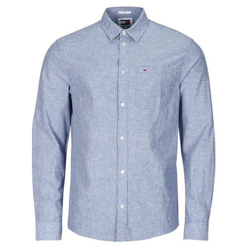 Camicia a maniche lunghe TJM REG LINEN BLEND SHIRT - Tommy Jeans - Modalova