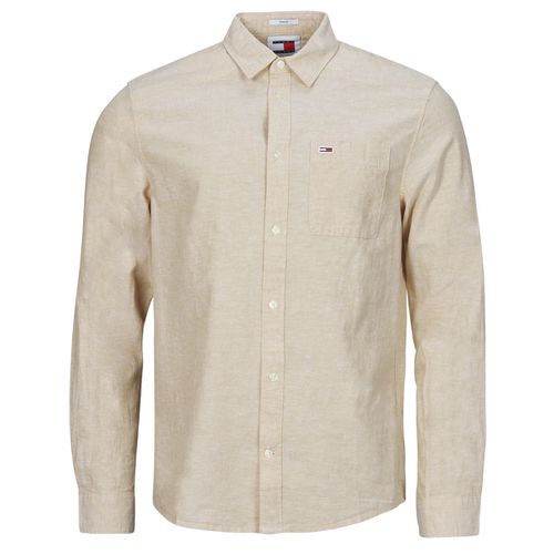 Camicia a maniche lunghe TJM REG LINEN BLEND SHIRT - Tommy Jeans - Modalova