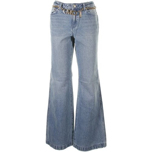 Jeans Jeans a zampa con catena logata - MICHAEL Michael Kors - Modalova