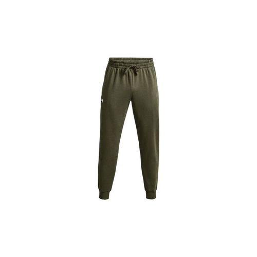 Pantaloni Sportivi Pantaloni Rival Fleece Joggers Uomo Marine OD Green/White - Under armour - Modalova