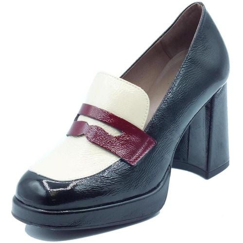 Scarpe H-5925 lark Lack Negro - Wonders - Modalova