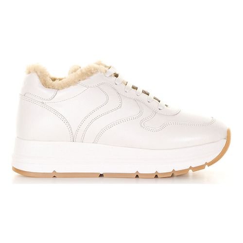 Sneakers Sneaker in pelle foderata in shearling - Voile blanche - Modalova