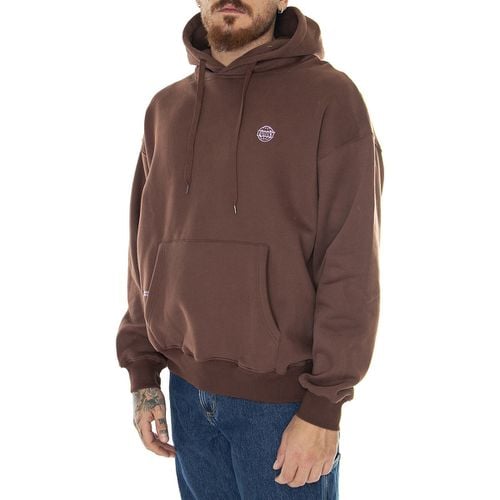 Felpa Logo Embroidery Hoodie Brown - Funky - Modalova