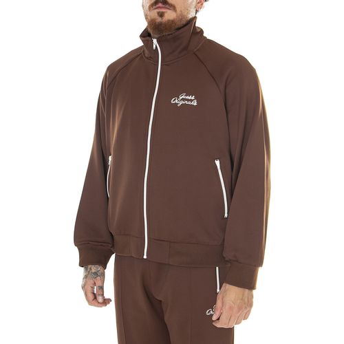 Giacche Go Tricot Track Jacket Brown and - Guess? - Modalova