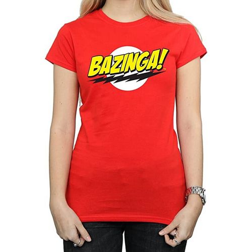 T-shirts a maniche lunghe Bazinga - The Big Bang Theory - Modalova