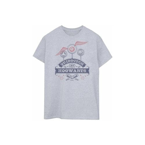 T-shirts a maniche lunghe Quidditch At Hogwarts - Harry Potter - Modalova