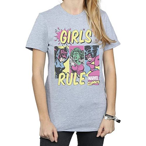 T-shirts a maniche lunghe Girls Rule - Marvel - Modalova