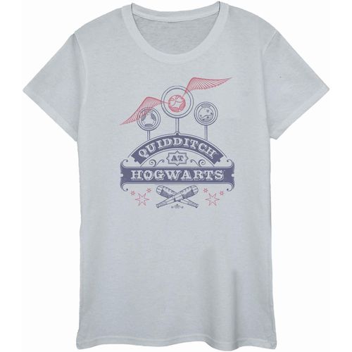 T-shirts a maniche lunghe Quidditch At Hogwarts - Harry Potter - Modalova