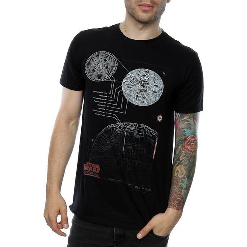 T-shirts a maniche lunghe Death Star Plans - Star Wars: Rogue One - Modalova