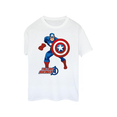 T-shirts a maniche lunghe The First Avenger - Captain America - Modalova