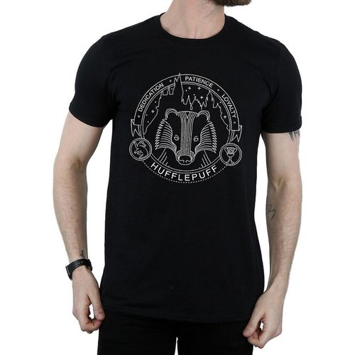 T-shirts a maniche lunghe Hufflepuff - Harry Potter - Modalova