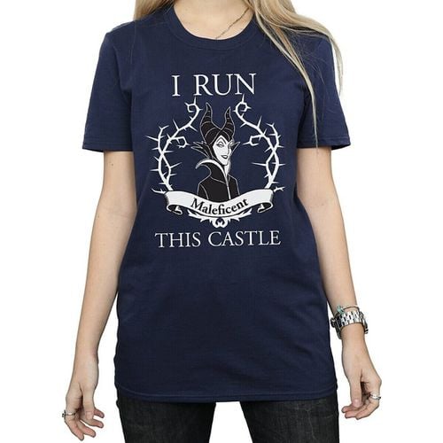 T-shirts a maniche lunghe I Run This Castle - Maleficent - Modalova