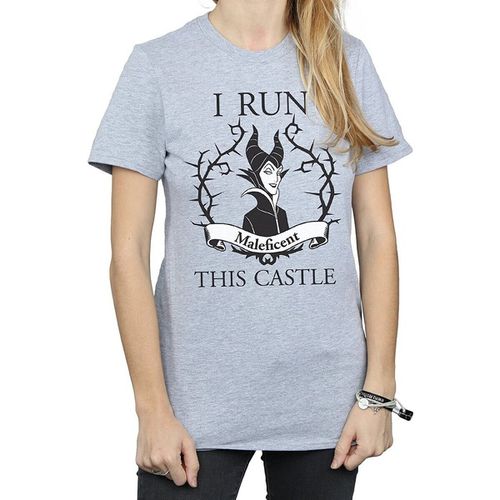 T-shirts a maniche lunghe I Run This Castle - Maleficent - Modalova