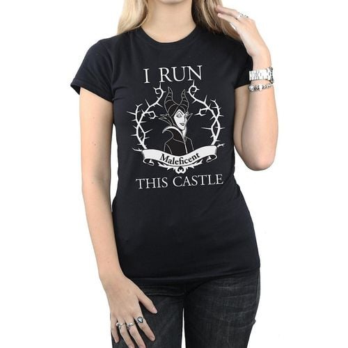 T-shirts a maniche lunghe I Run This Castle - Maleficent - Modalova