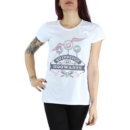 T-shirts a maniche lunghe Quidditch At Hogwarts - Harry Potter - Modalova