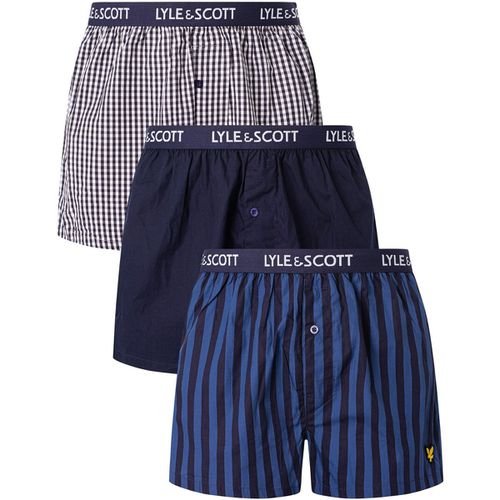 Boxer Confezione da 3 boxer in tessuto Lenny - Lyle & Scott - Modalova