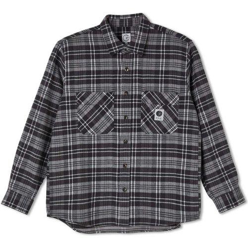 Camicia a maniche lunghe Flanella board Grigia - Polar Skate Co - Modalova