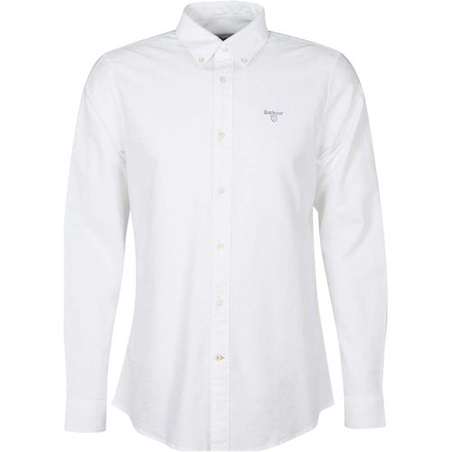 Camicia a maniche lunghe Oxford Bianco - Barbour - Modalova