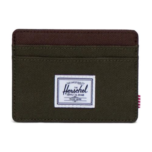 Portafoglio Charlie Cardholder Ivy Green / Chicory Coffee - Herschel - Modalova