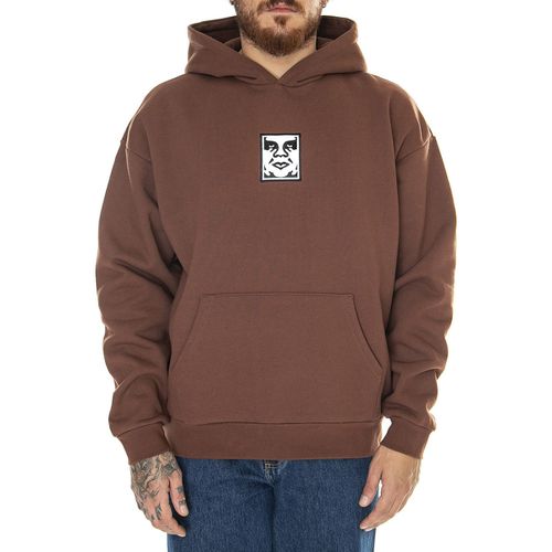 Felpa Icon Extra Heavy Hood II Fleece epia - Obey - Modalova