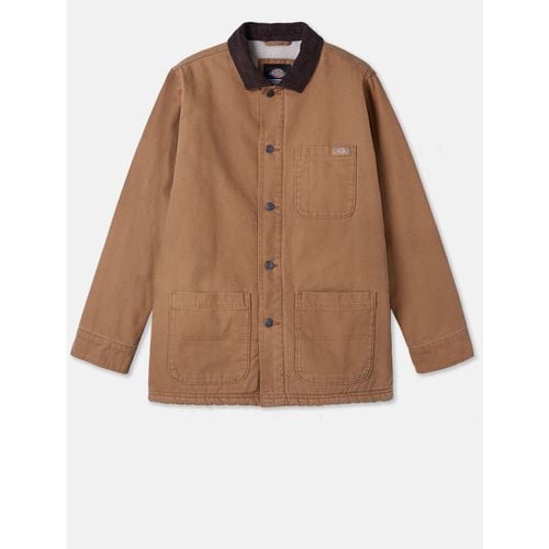 Giacche CANVAS CHORE COAT SW - DK0A4XGA-C41 BROWN DUCK - Dickies - Modalova