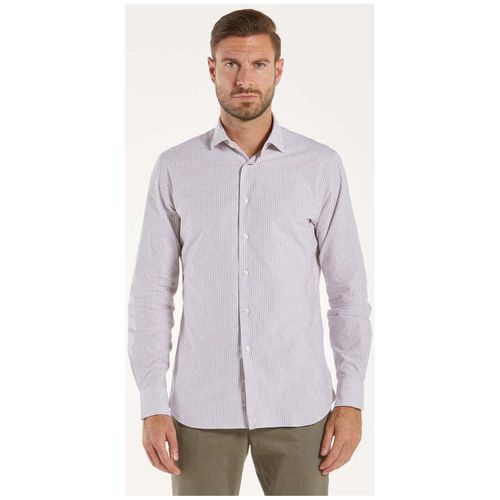 Camicia a maniche lunghe camicia tailor washed righe - Xacus - Modalova