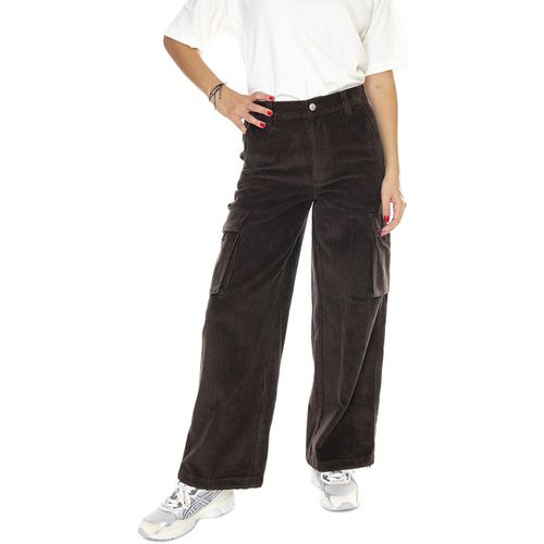 Pantaloni Andrea Baggy Cargo Pant Java Brown - Obey - Modalova