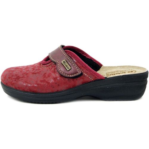 Pantofole Pantofole Donna in Tessuto, Sottopiede Pelle-LV03 - Inblu - Modalova